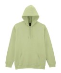 Pistacjowa bluza z kapturem pod haft